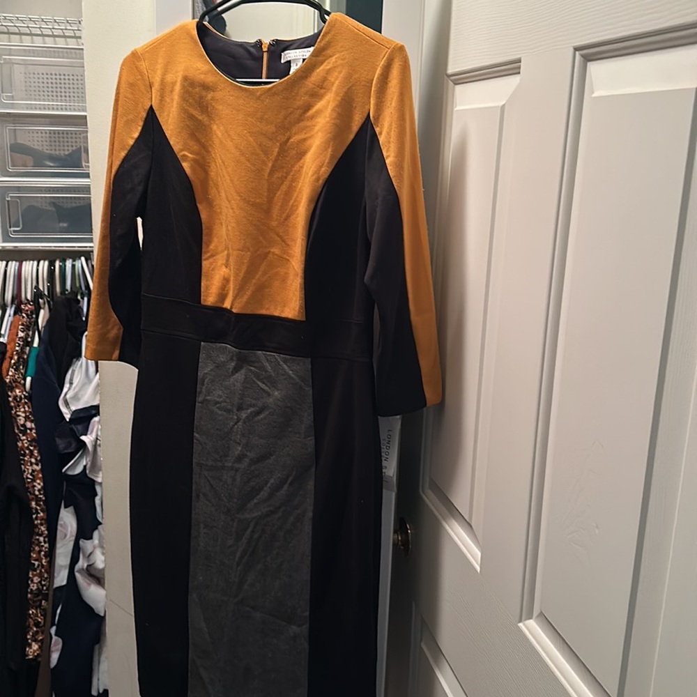 Size 8 London Style Collection Colorblock Dress